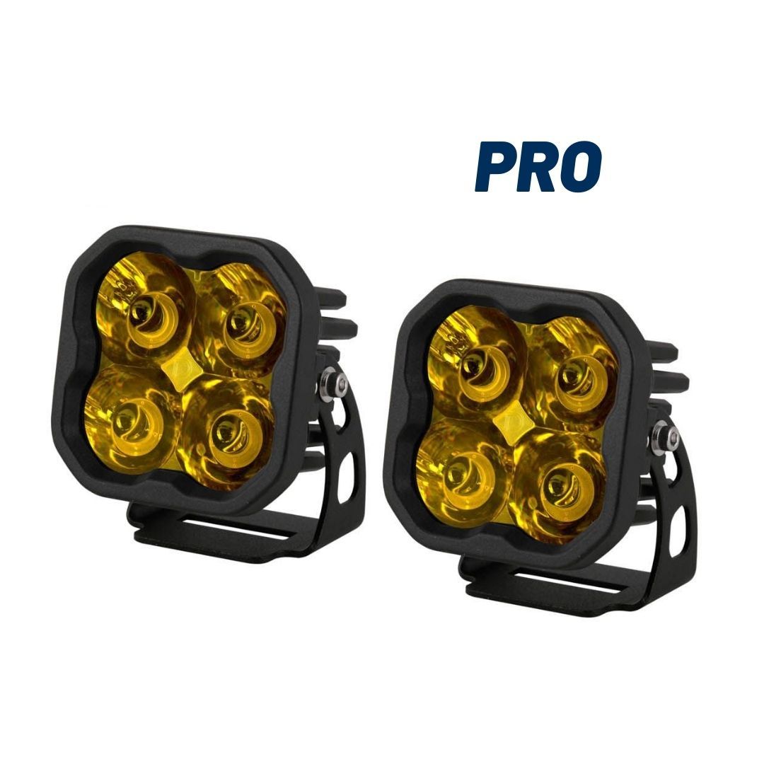 Stage Series 3  PRO SAE/DOT Yellow LED Pod (pair)