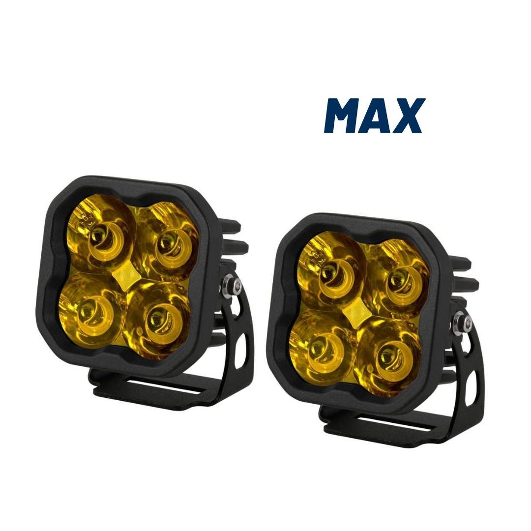 Stage Series 3 MAX SAE/DOT Yellow LED Pod (pair)