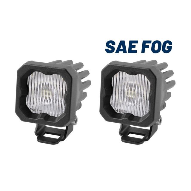 Stage Series C1 White SAE/DOT Fog Standard LED Pod (pair)