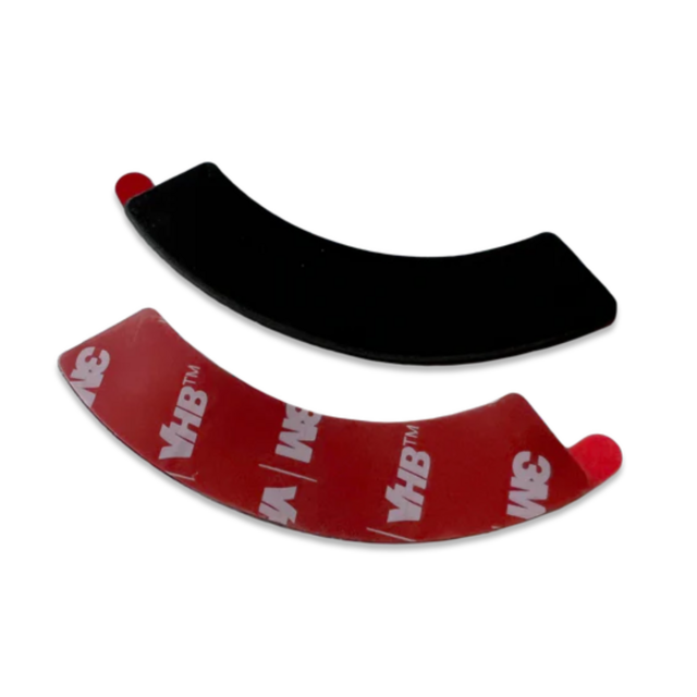 Black/Rubber Jowl 3/4 Pads